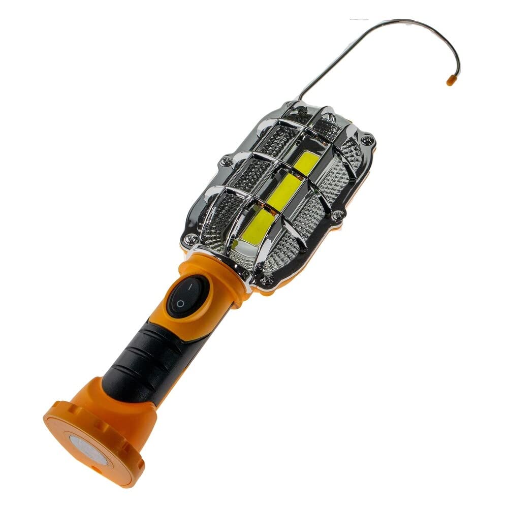 Handy Cordless Ultra Bright LED Work Light Magnetic Base Hands Free Emergency - Yellow
