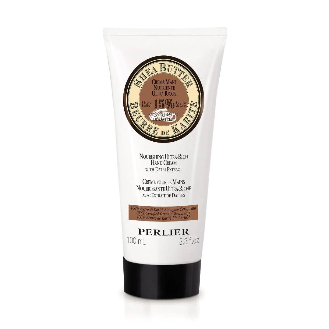 Perlier Nourishing Ultra-Rich Hand Cream With Dates Extract, 3.3 fl oz