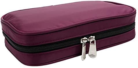 Samantha Brown 2-piece 22" Hardside Spinner and Cosmetic Case - Burgundy