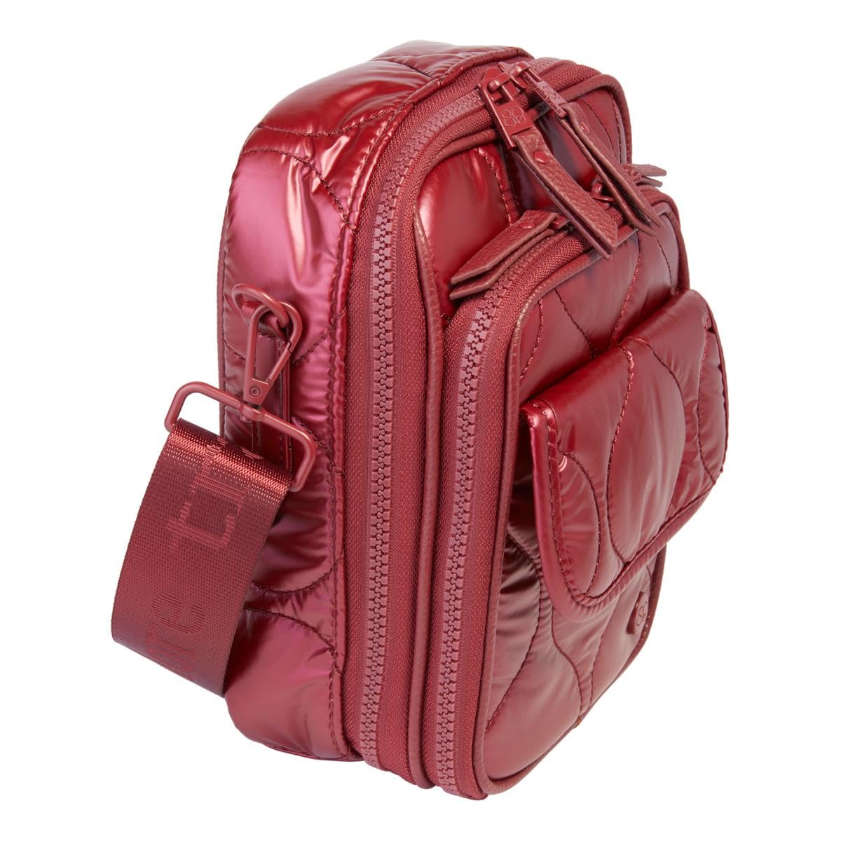 Samantha Brown To-Go Crossbody with Built-in RFID Wallet, Burgundy