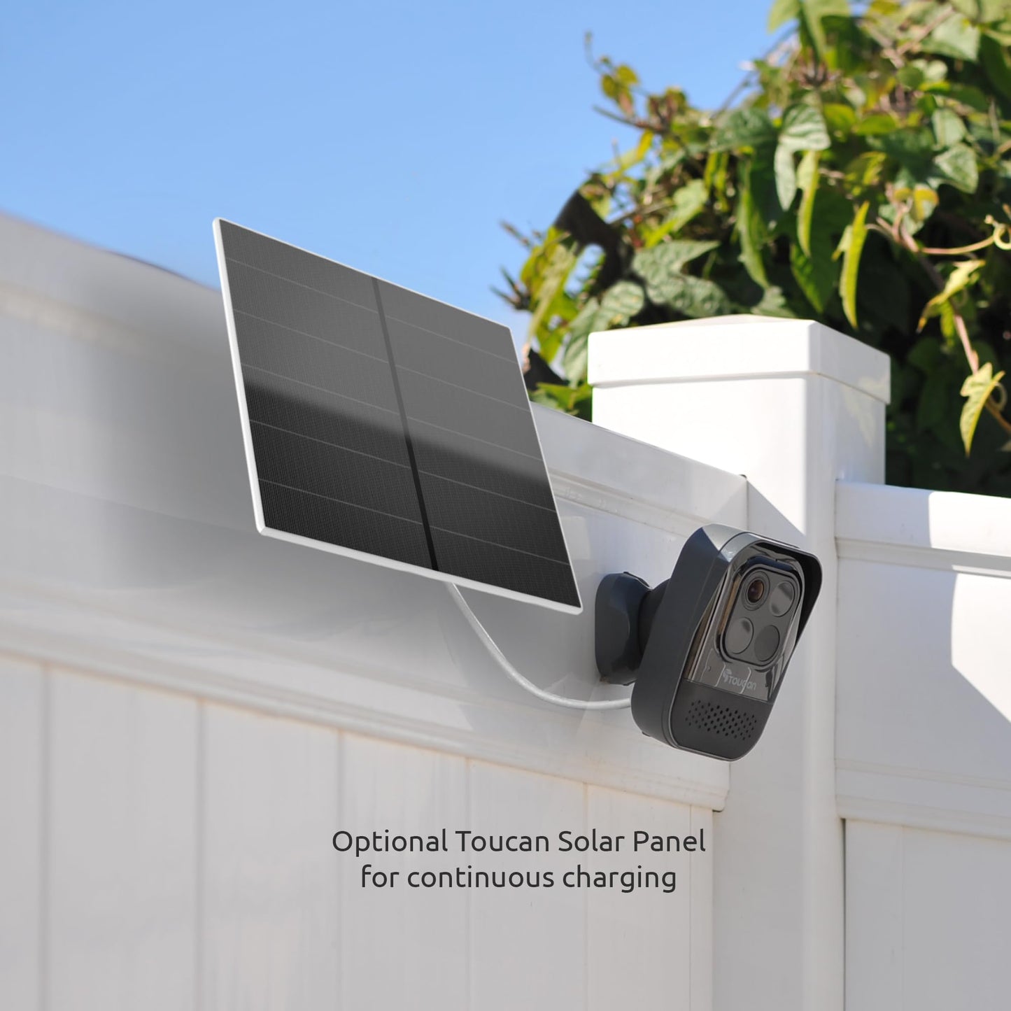 TOUCAN Wireless Outdoor Security Camera - 1080p HD, Night Vision, Motion Detection, Weatherproof, 2-Way Audio - Smart Home Surveillance System with App Control - Easy Installation 1 Pack