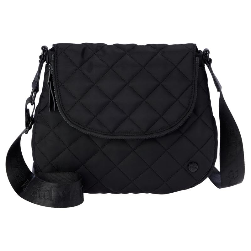 Samantha Brown To-Go Quilted Flap Saddle Crossbody