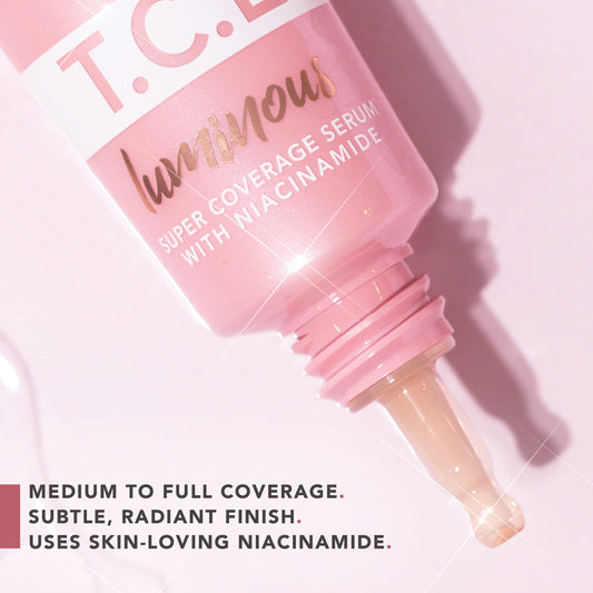 Doll 10 TCE Luminous Super Coverage Serum with Niacinamide - Full Coverage Tinted Foundation Makeup