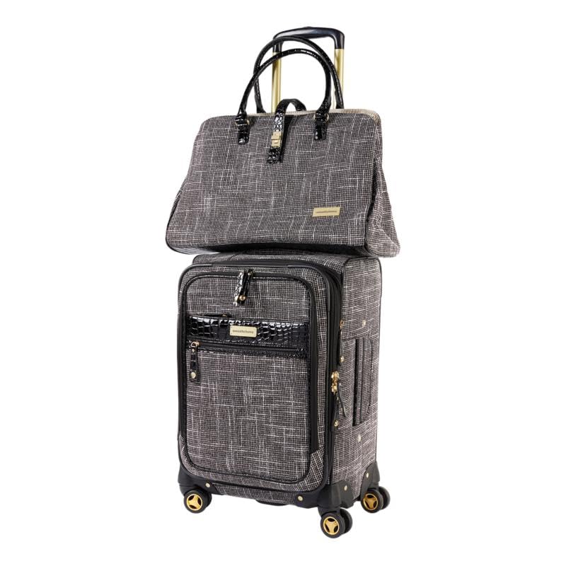 Samantha Brown Vintage 2-piece Tweed Luggage Set