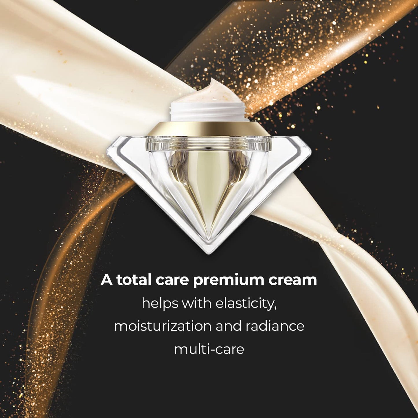 SUR.MEDIC+ 24K Gold Repair Vital Cream 1.76 Fl Oz 55g - Hydrating & Illuminating Cream with 24K gold, Noble Oil Lakesis in Crystal Drop, Korean Skin Care