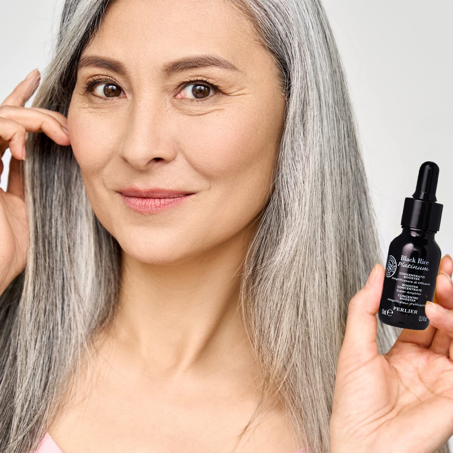 Perlier Black Rice Platinum Ultra Renewing Booster Face Serum, 0.5 fl. oz.