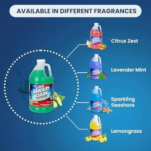 Professor Amos' Shock It Clean Extreme All Purpose Concentrate Cleaner, Make 128 Bottles 64 Oz