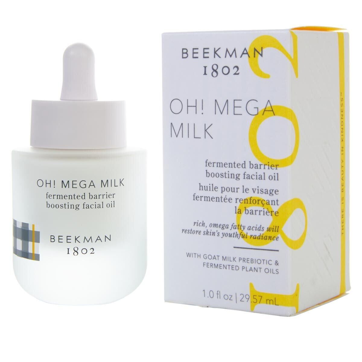 Beekman 1802 OH! Mega Milk Fermented barrier boosting facial oil 1.0 fl oz. New