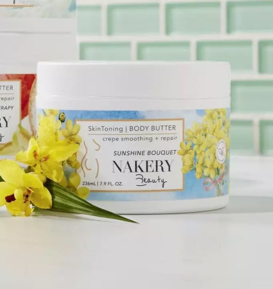 Nakery Beauty Sunshine Bouquet SkinToning Hydration Body Butter 7.9 fl oz.